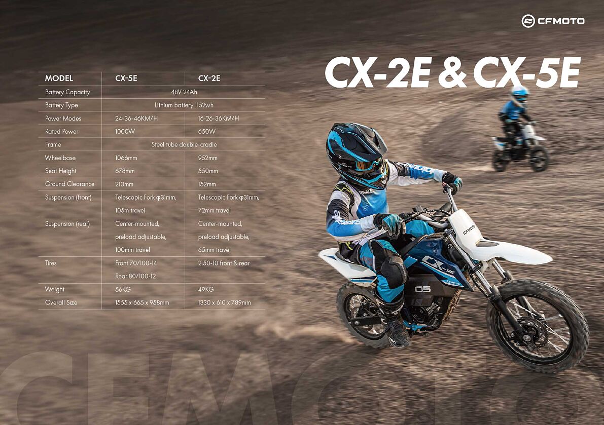 CX - Electric Youth Dirt Bikes